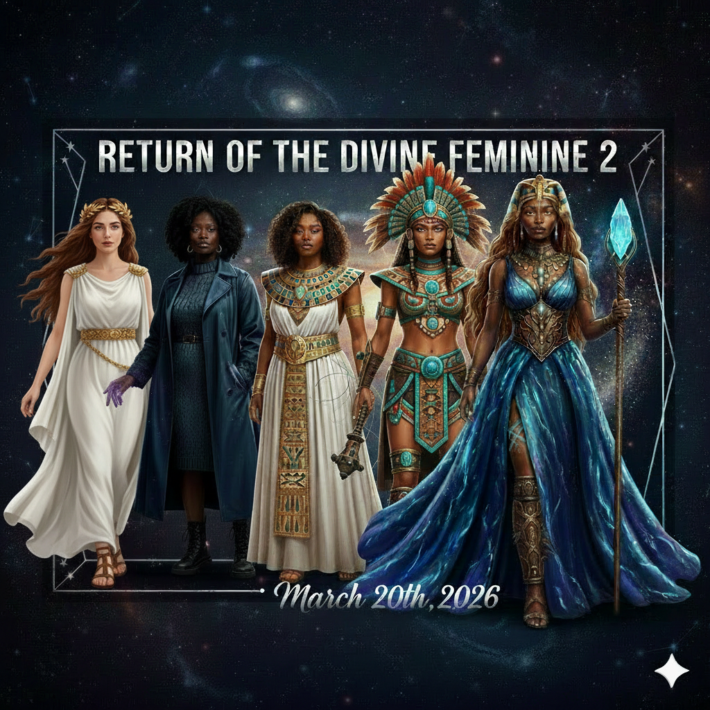 Return Of the Divine Feminine 2 - The Quantum Goddess - March 20th 7pm-9:30pm Est