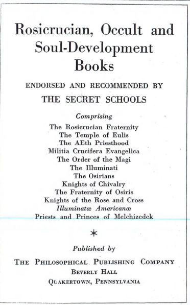 Rosicrucian Soul Development Books